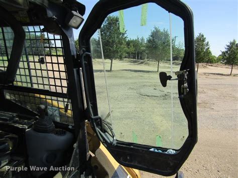 cat skid steer side window removal|skidsteer cage removal.